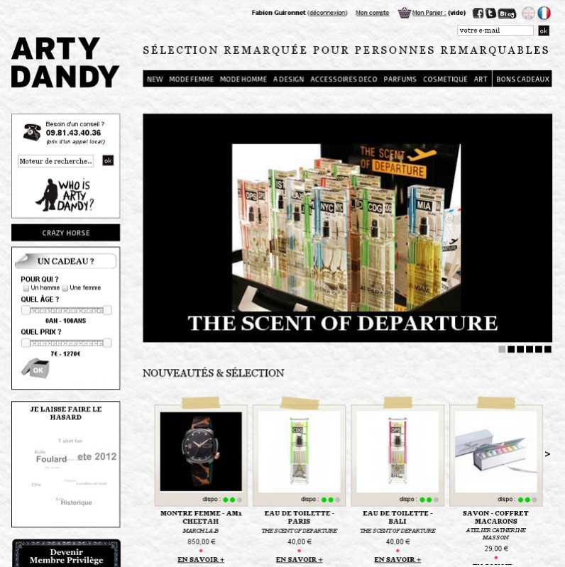 Arty Dandy - Arty Dandy - Galerie Store - Page d'accueil