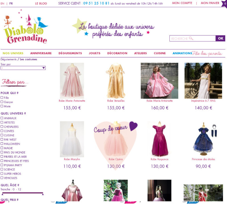 Diabolo Grenadine - Diabolo Grenadine - Page gamme