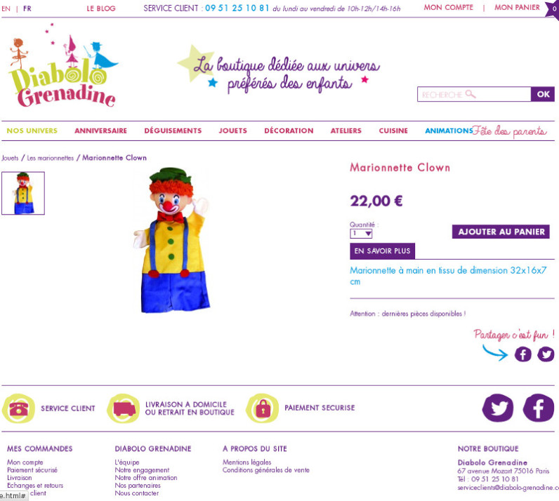 Diabolo Grenadine - Diabolo Grenadine - Page produit