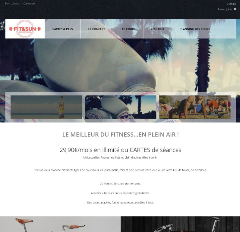 Fit  Sun - Fit  Sun - Page d'accueil