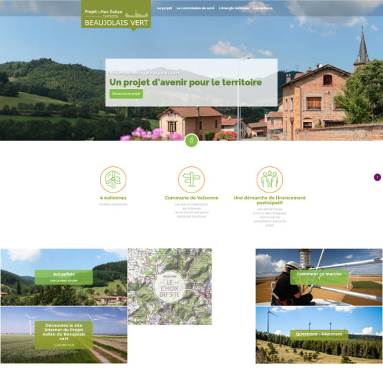 EDF Énergies Nouvelles - parc-eolien-beaujolais-vert.fr - Mobile