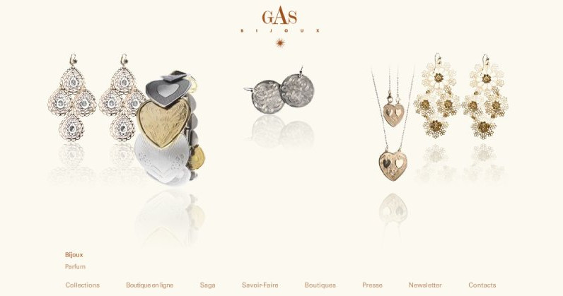 Gas Bijoux, Espace Presse - Collection bijoux
