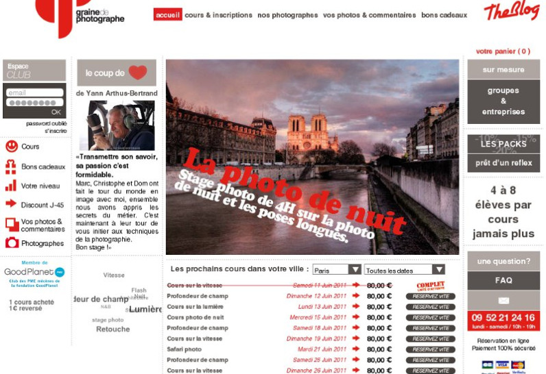 Graine de Photographe - Accueil - des stages photos pour shooter comme un(e) pro