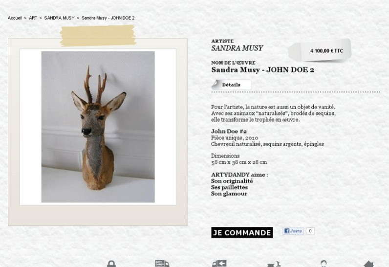Arty Dandy - Arty Dandy - Galerie Store - Fiche produit