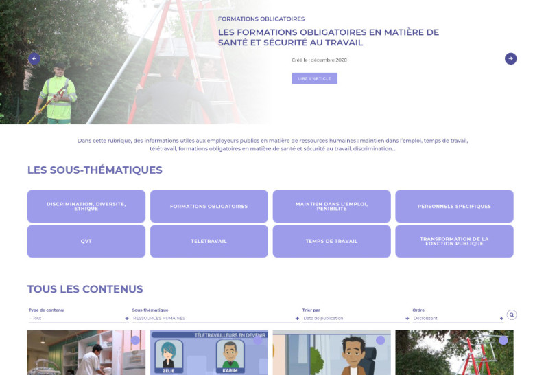 Espace Droit Prévention - CNRACL - Thématique