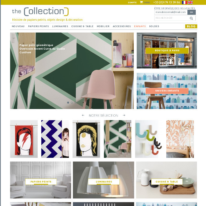 The Collection - The Collection - Page d'accueil
